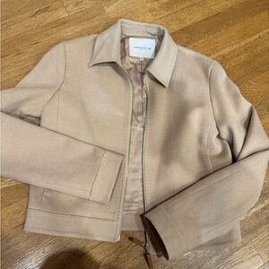 Lafayette 148 New York Camel Women's Jacket Resort 2025 Sample